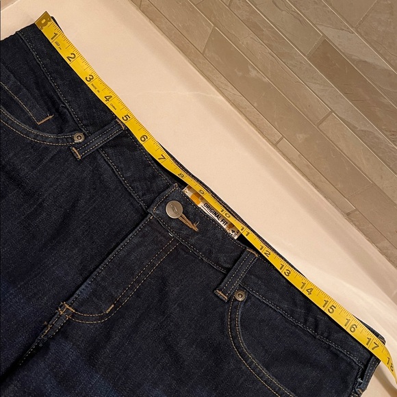 CARHARTT Tall 32” Inseam, 10” High Waist Flannel♨️ Lined Jeans - Picture 12 of 16